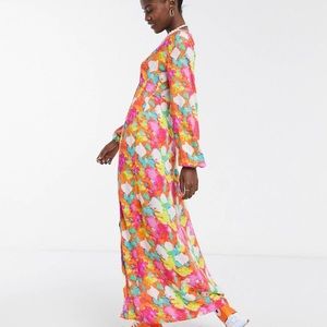 ASOS new with tags neon tye dye maxi dress